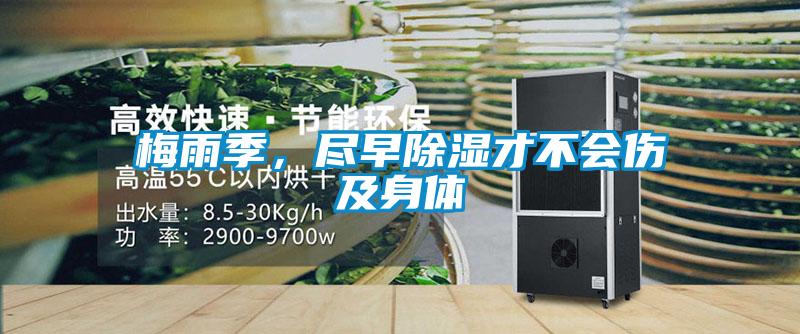 梅雨季，盡早除濕才不會(huì )傷及身體