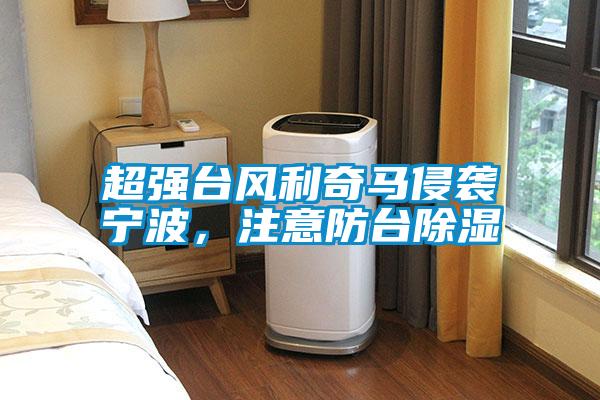 超強臺風(fēng)利奇馬侵襲寧波，注意防臺除濕