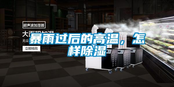 暴雨過(guò)后的高溫，怎樣除濕