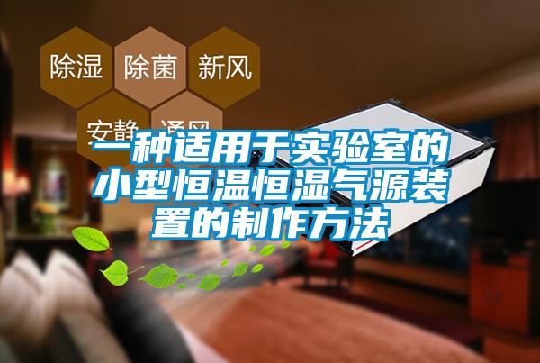 一種適用于實(shí)驗室的小型恒溫恒濕氣源裝置的制作方法