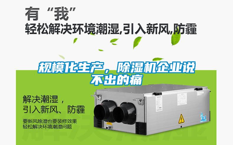 規?；a(chǎn)，除濕機企業(yè)說(shuō)不出的痛