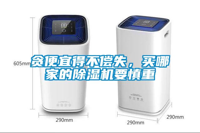 貪便宜得不償失，買(mǎi)哪家的除濕機要慎重