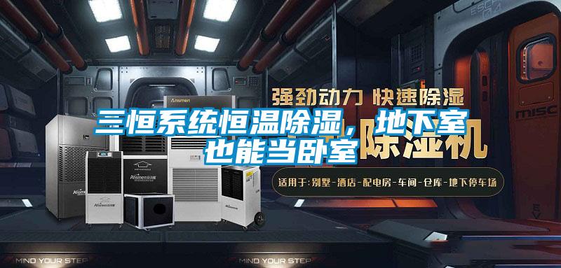 三恒系統恒溫除濕，地下室也能當臥室