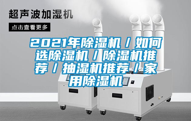 2021年除濕機／如何選除濕機／除濕機推薦／抽濕機推薦／家用除濕機