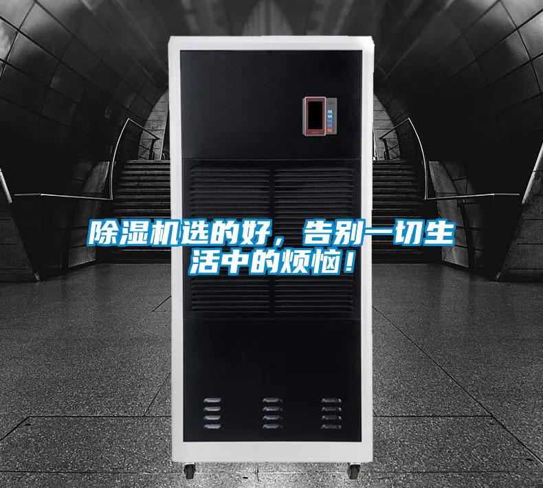 除濕機選的好，告別一切生活中的煩惱！
