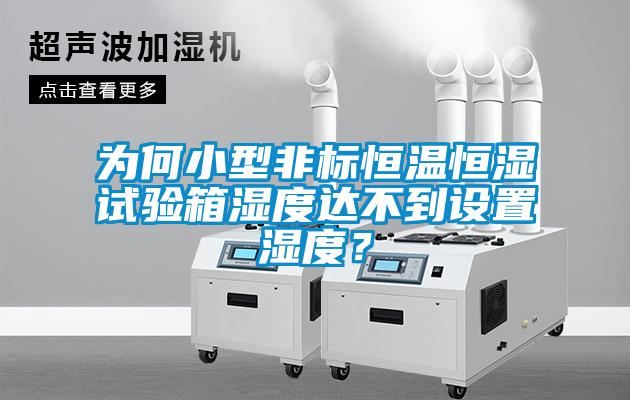 為何小型非標恒溫恒濕試驗箱濕度達不到設置濕度？