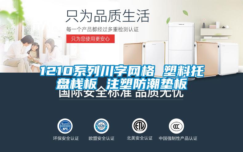 1210系列川字網(wǎng)格 塑料托盤(pán)棧板 注塑防潮墊板