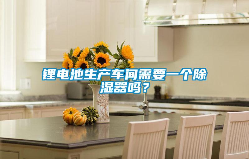 鋰電池生產(chǎn)車(chē)間需要一個(gè)除濕器嗎？