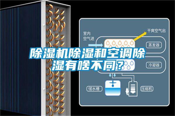 除濕機除濕和空調除濕有啥不同？