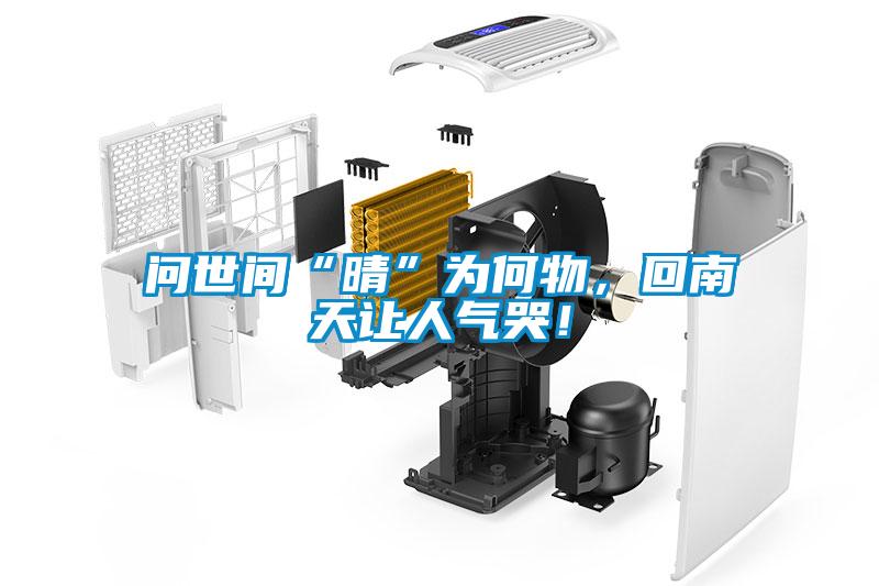 問(wèn)世間“晴”為何物，回南天讓人氣哭！