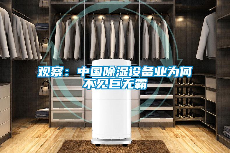 觀(guān)察：中國除濕設備業(yè)為何不見(jiàn)巨無(wú)霸