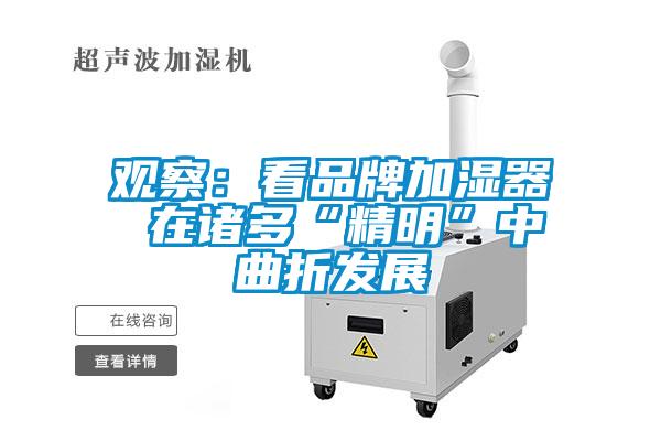 觀(guān)察：看品牌加濕器 在諸多“精明”中曲折發(fā)展