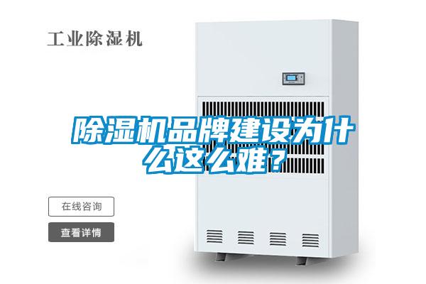 除濕機品牌建設為什么這么難？