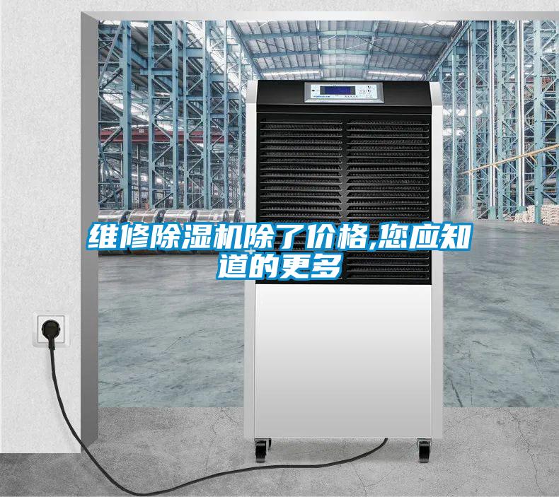 維修除濕機除了價(jià)格,您應知道的更多