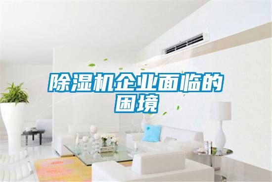 除濕機企業(yè)面臨的困境