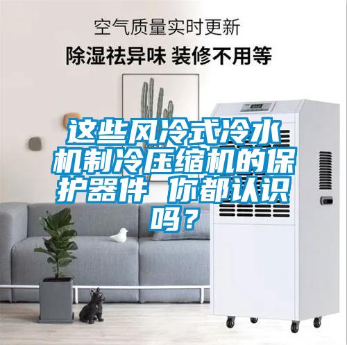 這些風(fēng)冷式冷水機制冷壓縮機的保護器件 你都認識嗎？