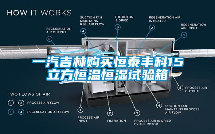 一汽吉林購買(mǎi)恒泰豐科15立方恒溫恒濕試驗箱