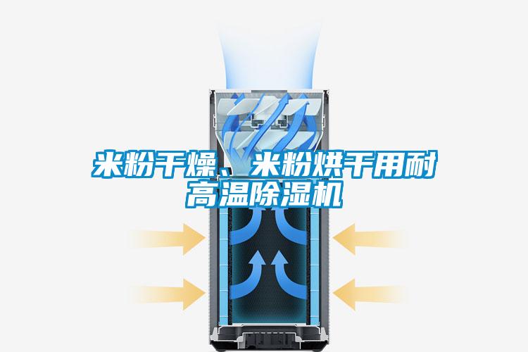 米粉干燥、米粉烘干用耐高溫除濕機
