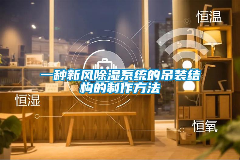 一種新風(fēng)除濕系統的吊裝結構的制作方法