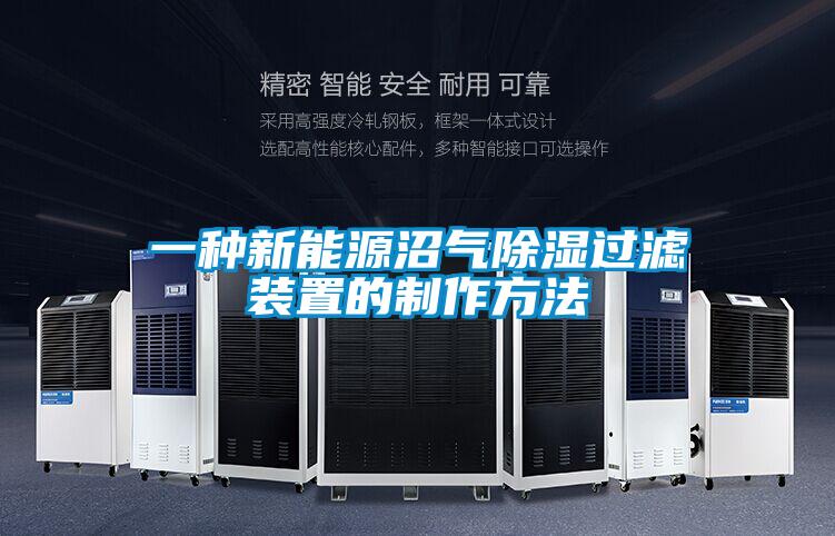 一種新能源沼氣除濕過(guò)濾裝置的制作方法