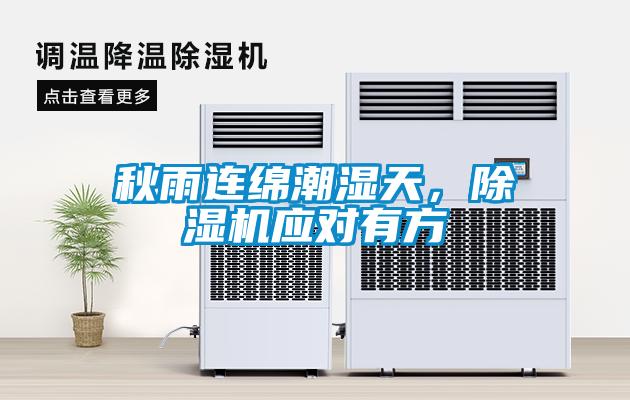秋雨連綿潮濕天，除濕機應對有方