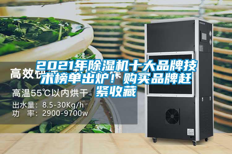 2021年除濕機十大品牌技術(shù)榜單出爐！購買(mǎi)品牌趕緊收藏
