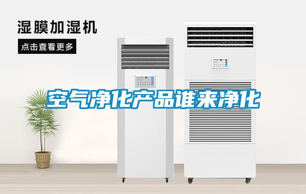 空氣凈化產(chǎn)品誰(shuí)來(lái)凈化