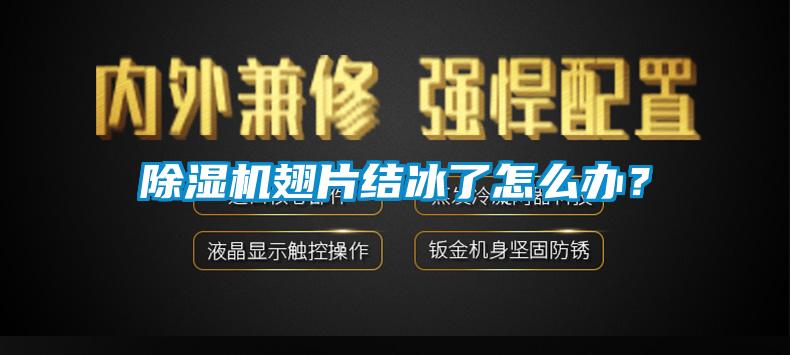 除濕機翅片結冰了怎么辦？