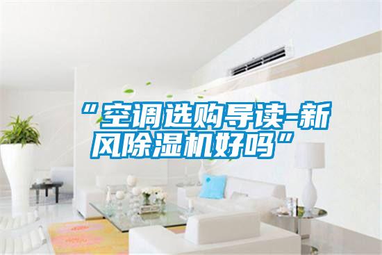 “空調選購導讀-新風(fēng)除濕機好嗎”