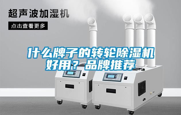 什么牌子的轉輪除濕機好用？品牌推薦