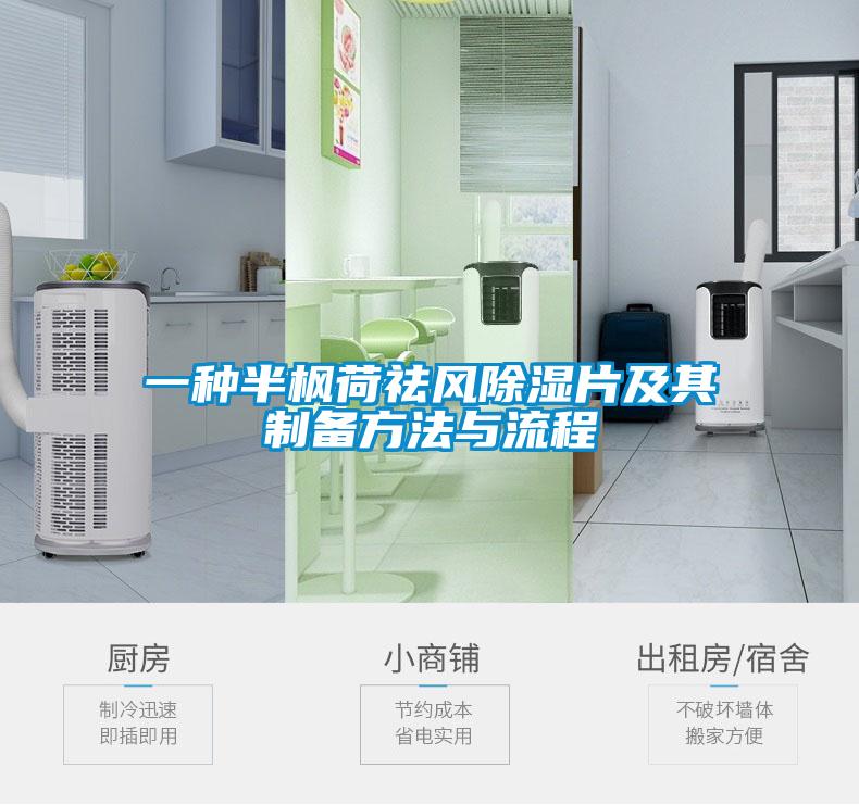 一種半楓荷祛風(fēng)除濕片及其制備方法與流程