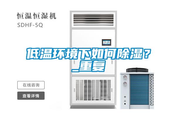 低溫環(huán)境下如何除濕？_重復
