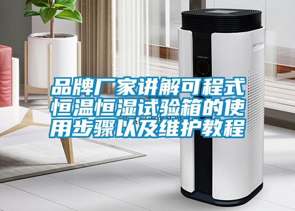 品牌廠(chǎng)家講解可程式恒溫恒濕試驗箱的使用步驟以及維護教程