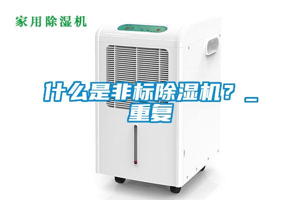 什么是非標除濕機？_重復