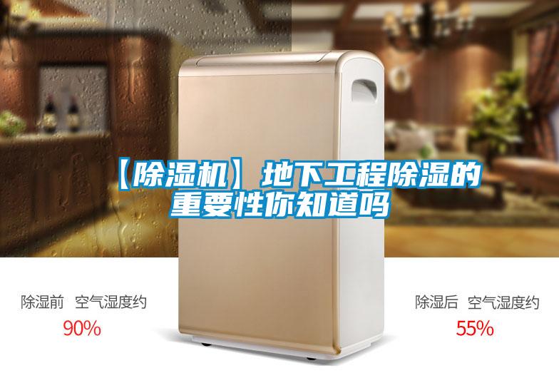 【除濕機】地下工程除濕的重要性你知道嗎