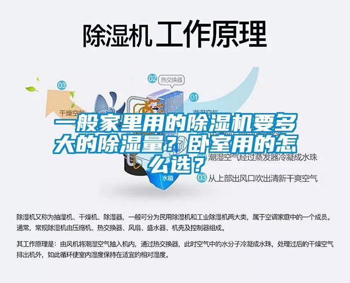 一般家里用的除濕機要多大的除濕量？臥室用的怎么選？
