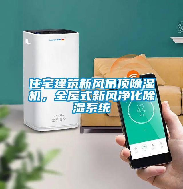 住宅建筑新風(fēng)吊頂除濕機，全屋式新風(fēng)凈化除濕系統