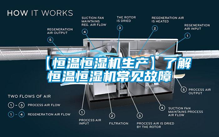 【恒溫恒濕機生產(chǎn)】了解恒溫恒濕機常見(jiàn)故障