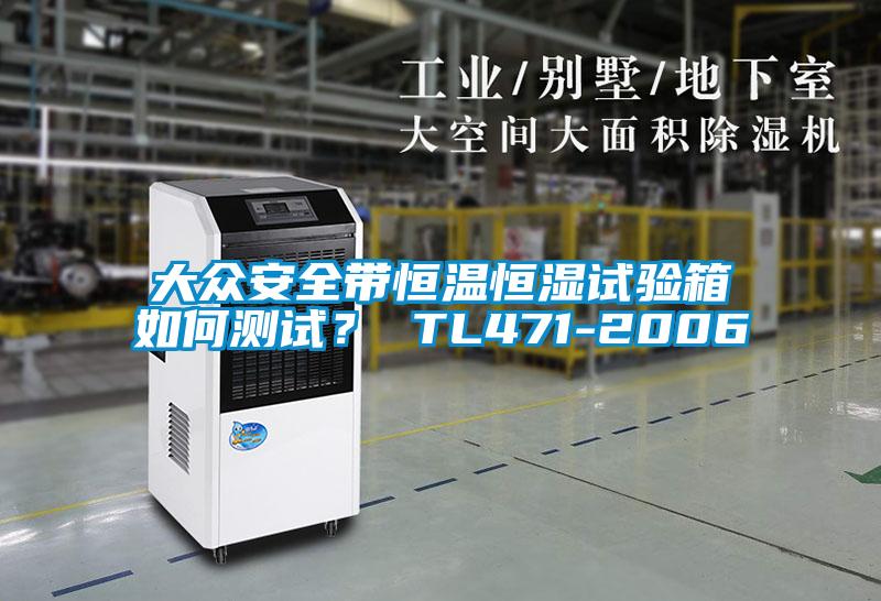 大眾安全帶恒溫恒濕試驗箱如何測試？ TL471-2006