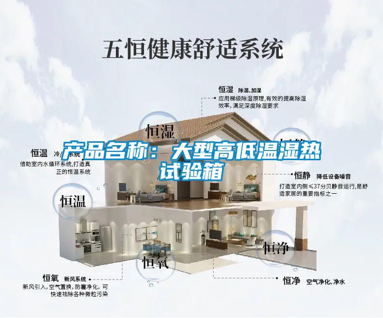 產(chǎn)品名稱(chēng)：大型高低溫濕熱試驗箱