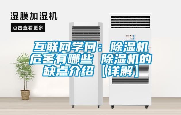 互聯(lián)網(wǎng)學(xué)問(wèn)：除濕機危害有哪些 除濕機的缺點(diǎn)介紹【詳解】