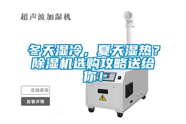 冬天濕冷，夏天濕熱？除濕機選購攻略送給你！