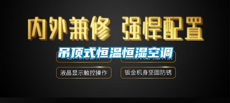 吊頂式恒溫恒濕空調