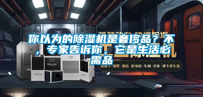 你以為的除濕機是奢侈品？不，專(zhuān)家告訴你，它是生活必需品