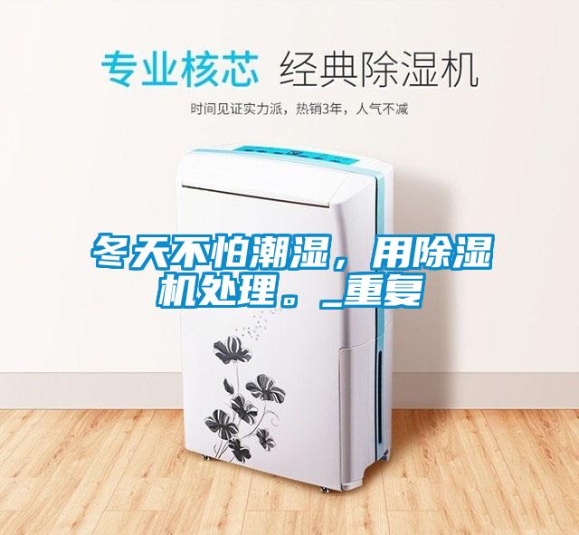 冬天不怕潮濕，用除濕機處理。_重復