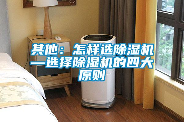 其他：怎樣選除濕機—選擇除濕機的四大原則