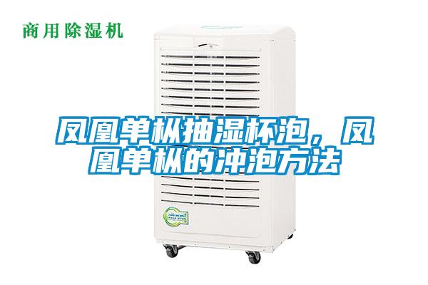 鳳凰單樅抽濕杯泡，鳳凰單樅的沖泡方法
