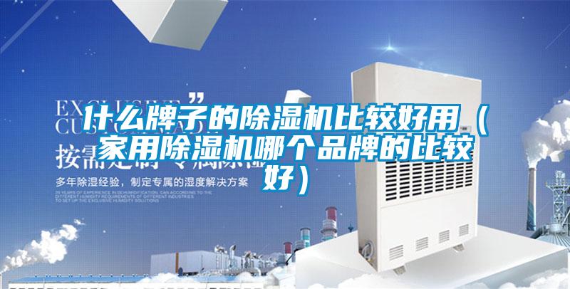 什么牌子的除濕機比較好用（家用除濕機哪個(gè)品牌的比較好）