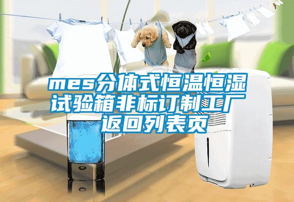 mes分體式恒溫恒濕試驗箱非標訂制工廠(chǎng) 返回列表頁(yè)