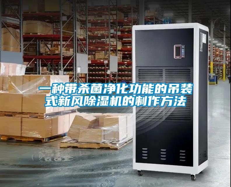 一種帶殺菌凈化功能的吊裝式新風(fēng)除濕機的制作方法